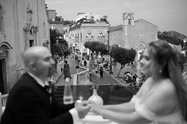 A Candlelit Celebratory Wedding dinner in Taormina