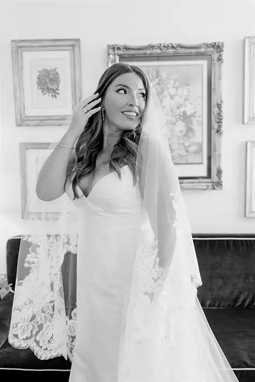 Bride portrait during getting ready at Splendido Mare Belmond Hotel